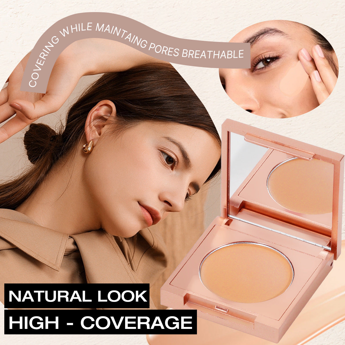 Maycheer Concealer Covers Dark Circles, Freckles and Acne Marks Waterproof Facial Makeup Cross-Border Foreign Trade Wholesale