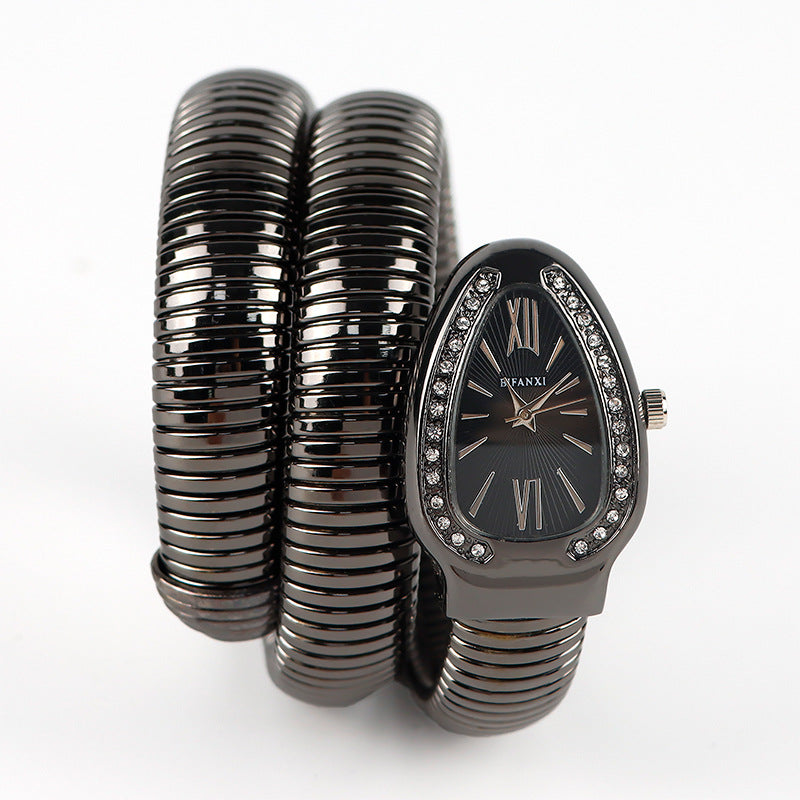 BIFANXI cross-border snake watch ladies fashion bracelet watch creative quartz watch personalized bracelet watch wholesale