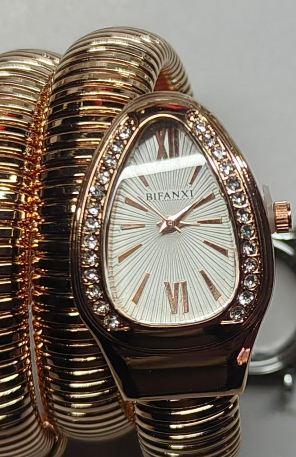 BIFANXI cross-border snake watch ladies fashion bracelet watch creative quartz watch personalized bracelet watch wholesale